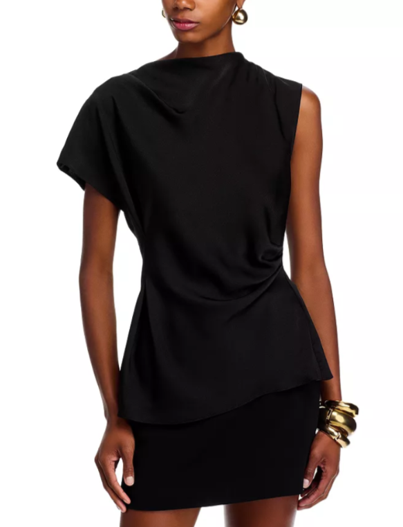 WAYF Nola Draped Top MSRP $78
