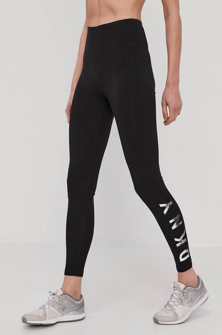 DKNY Sport High-Rise Logo Workout Full Length Leggings MSRP $59
