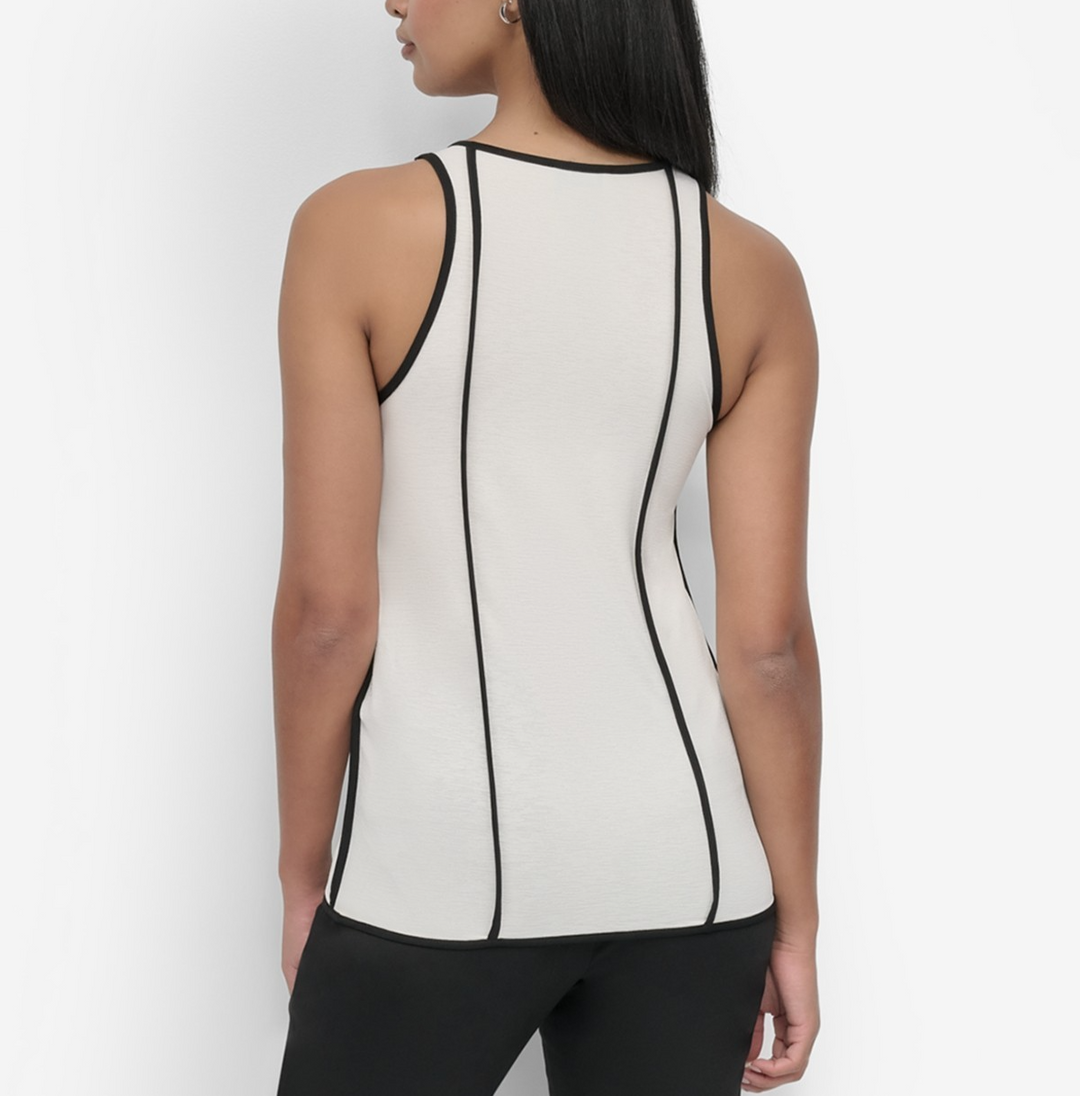 DKNY Women's Contrast Trim Tank Top  MSRP $59