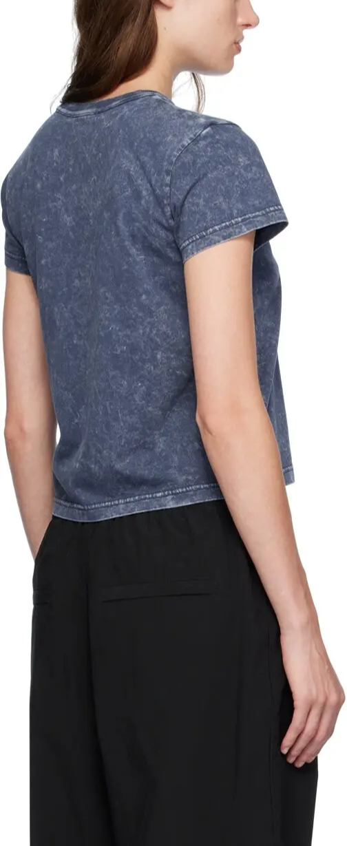 Alexander Wang Women's Puff Logo Shrunken Tee MSRP $150