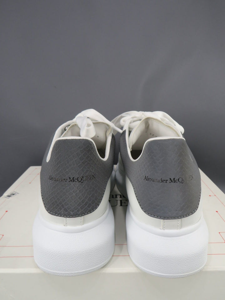 Alexander McQUEEN Women's Snake Embossed Heel Detail Sneakers MSRP $690
