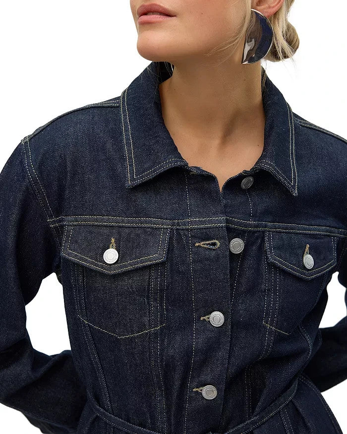 Vero Moda Long Sleeve Denim Dress MSRP $95