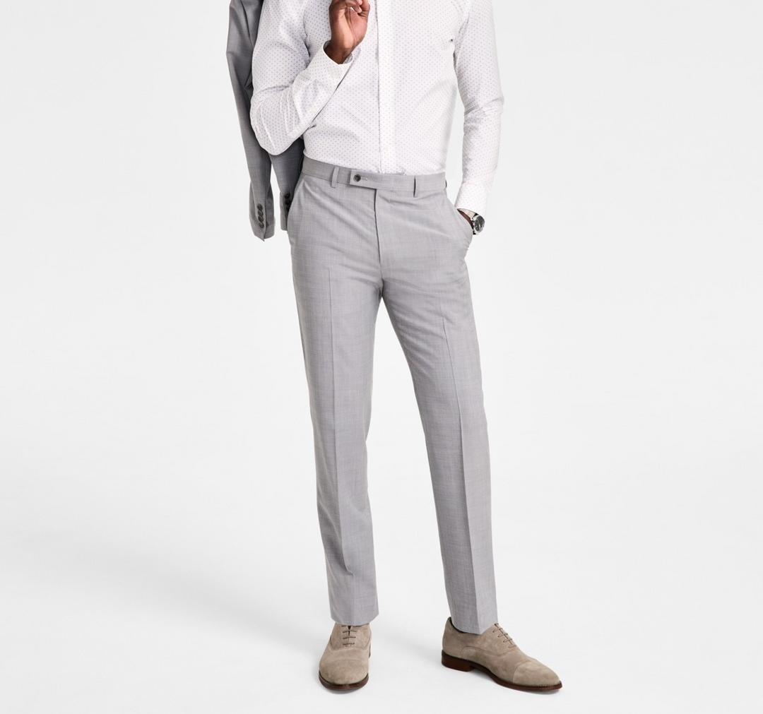 Calvin Klein Slim-Fit Stretch Suit Pants
