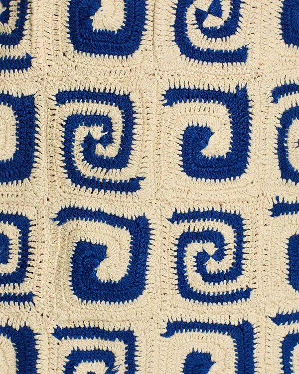 Rhode Goldie Crochet Mini Dress MSRP $475