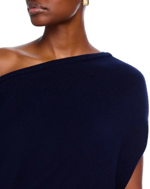 Ramy Brook Chet Wool Asymmetric Dress MSRP $385