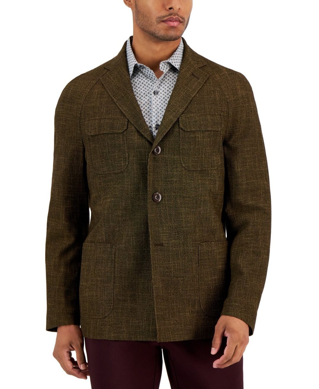 Tallia Men's Slim-Fit Raglan Sport Coat MSRP $295