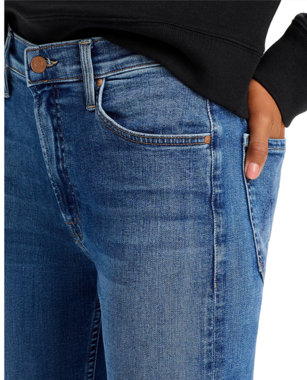 MOTHER The Mid Rise Rider Flood Jeans MSRP $248