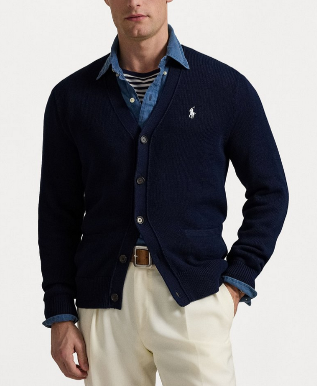 POLO Ralph Lauren Cotton V-Neck Cardigan