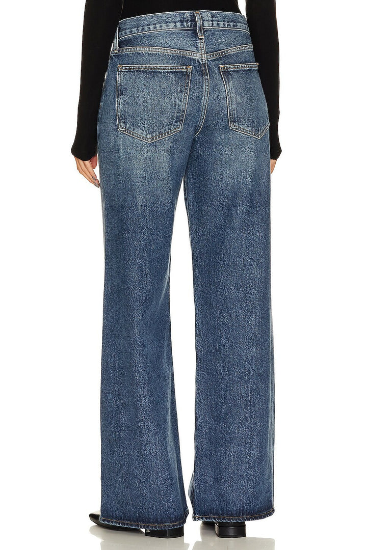 AGOLDE Clara Low Rise Baggy Flare Jeans MSRP $258