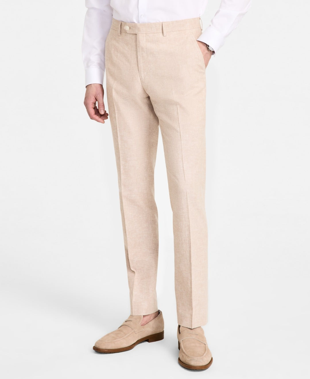 Tommy Hilfiger Modern-Fit Linen Blend Pants MSRP $125