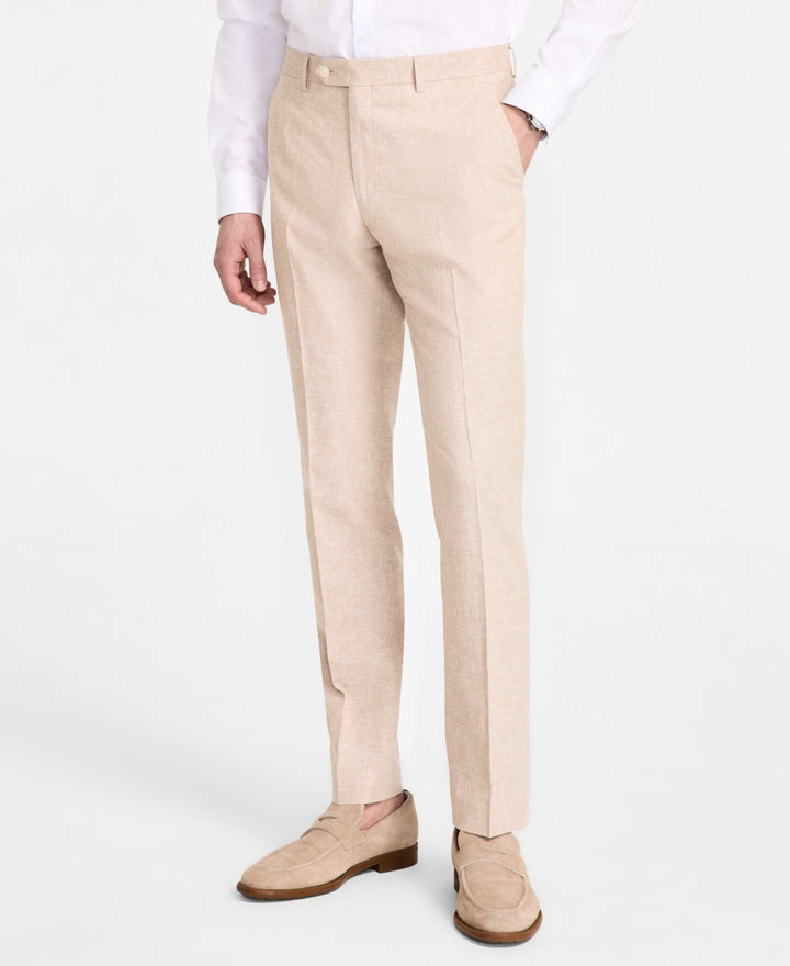 Tommy Hilfiger Modern-Fit Linen Blend Pants MSRP $125