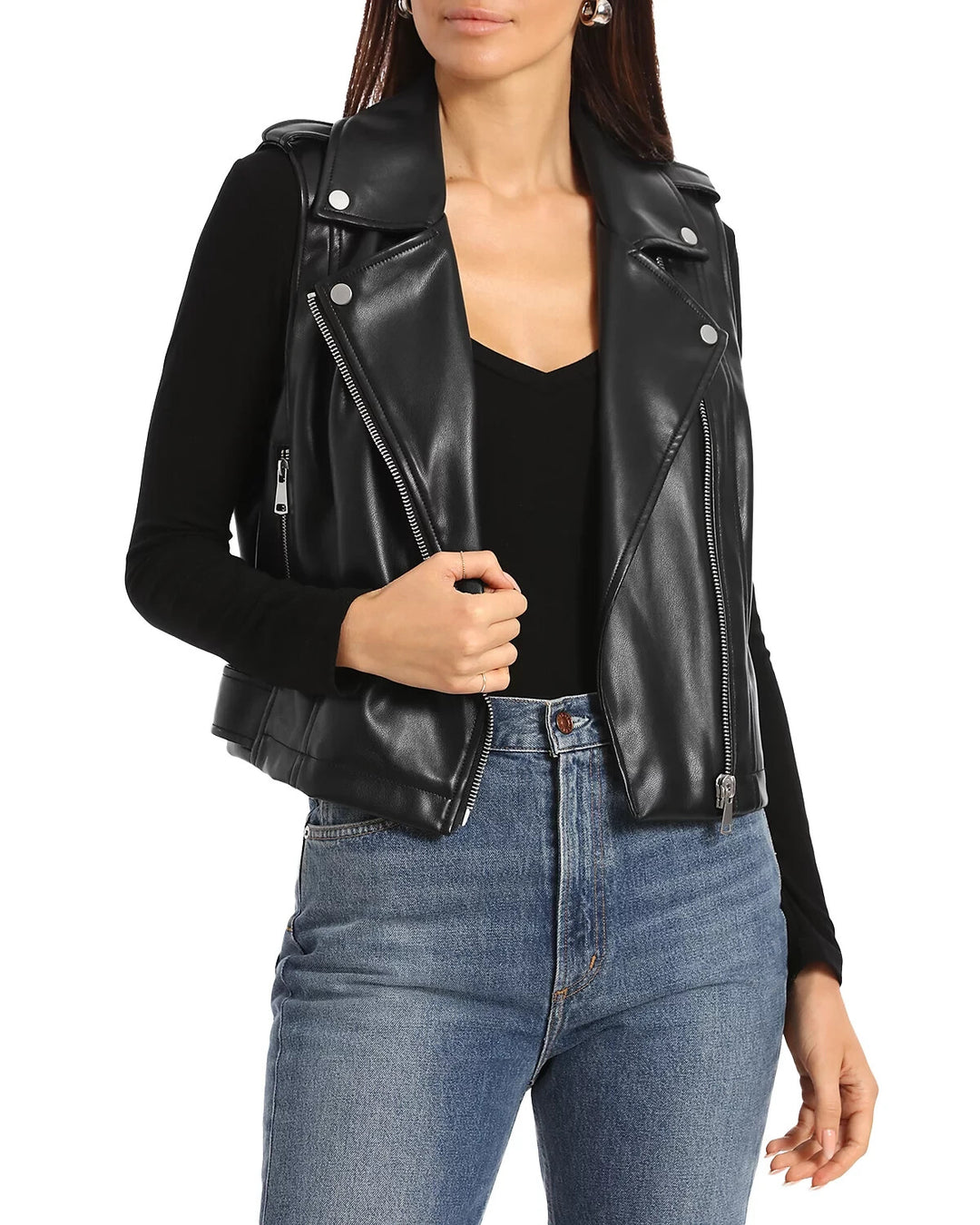 Bagatelle Faux Leather Biker Jacket MSRP $99