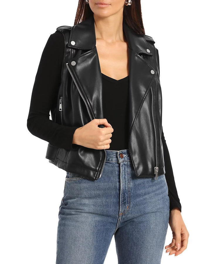 Bagatelle Faux Leather Biker Jacket MSRP $99