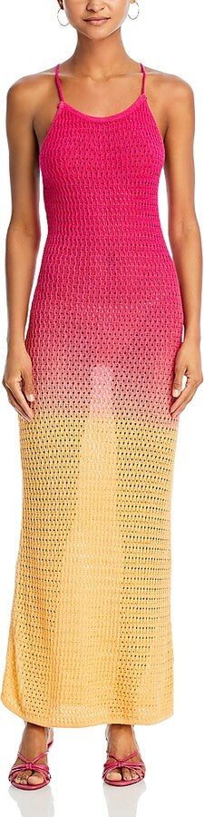 FORE Knitted Ombré Scoop Neck Dress MSRP $118