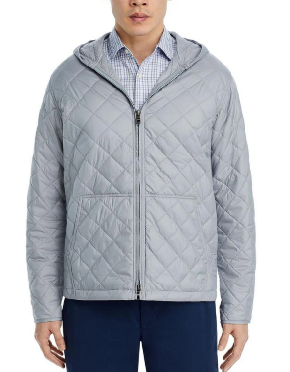 Peter Millar Crown Essex Quilted Hoodie MSRP $250