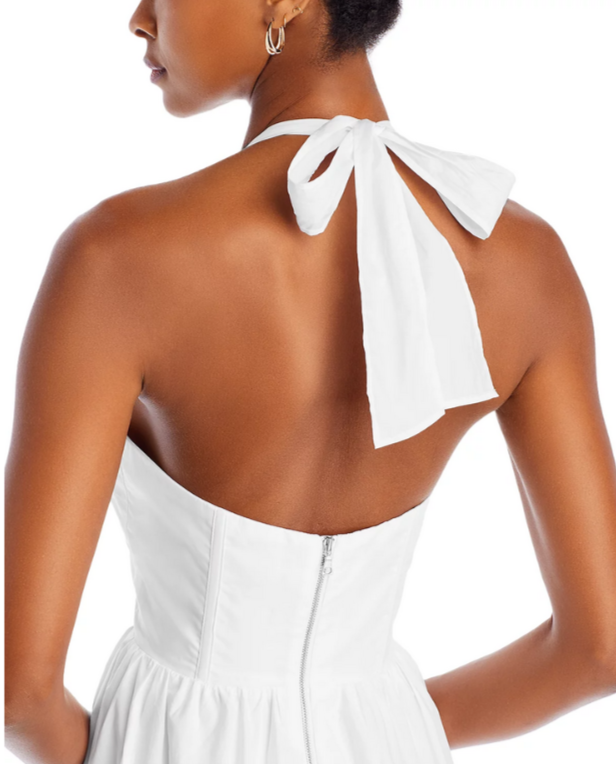 Bardot Kylen Cotton Halter Midi Dress MSRP $169 DGFOutlet Bardot Kylen Cotton Halter Midi Dress MSRP $169 DGFOutlet