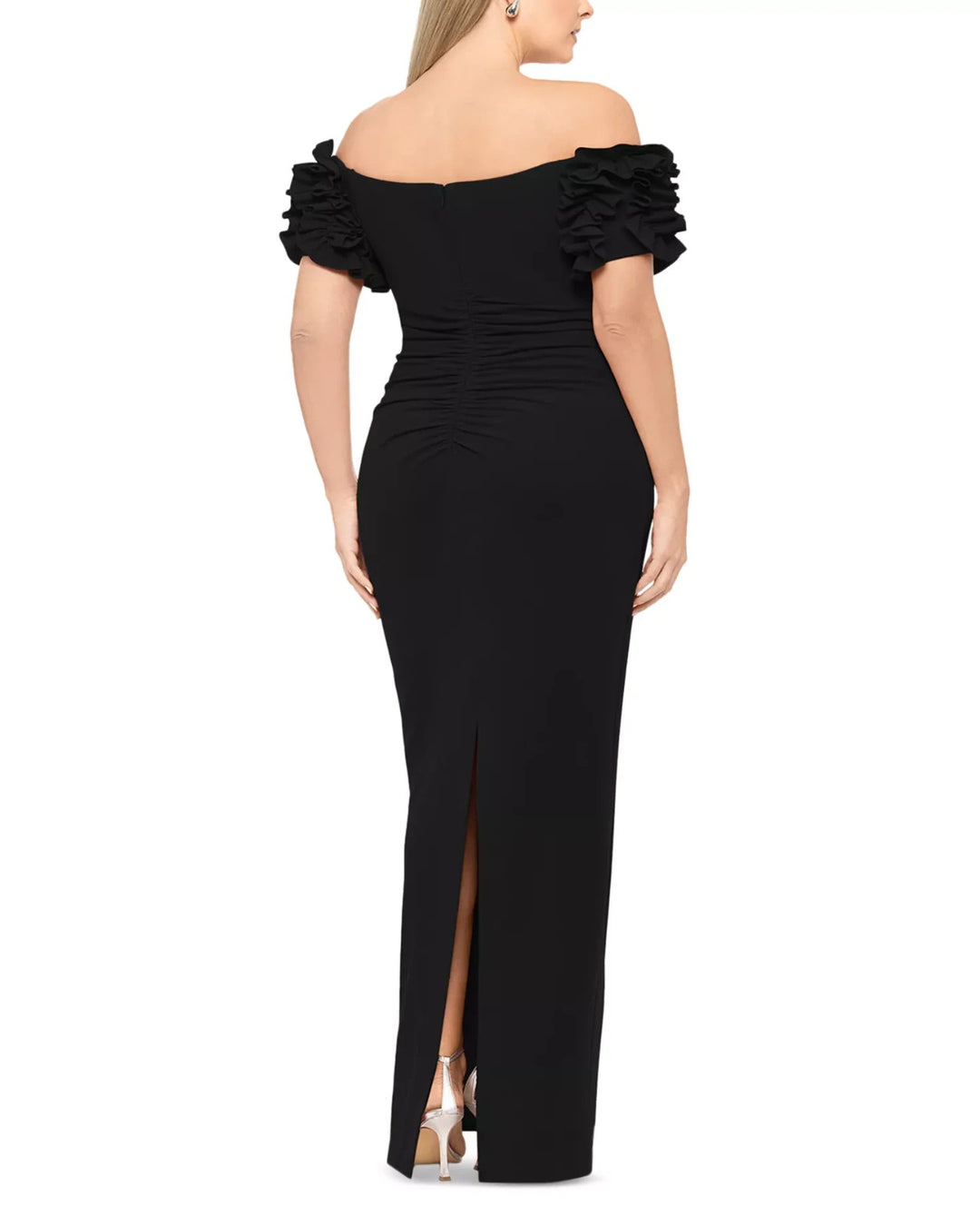 Xscape Ruffled Dress MSRP $269