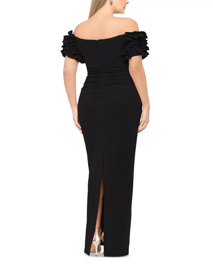 Xscape Ruffled Dress MSRP $269