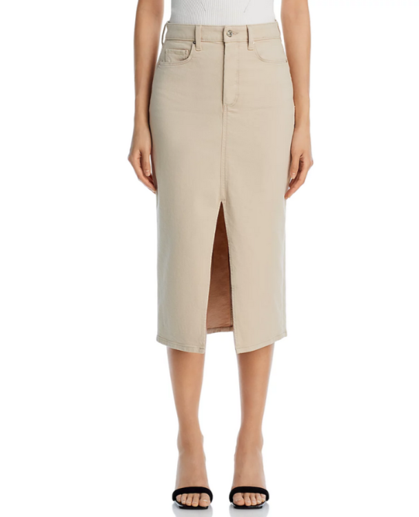 PAIGE Angela Midi Skirt MSRP $209