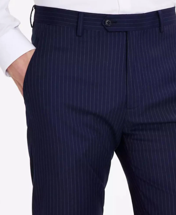 Alfani Slim-Fit Stripe Suit Pants MSRP $135