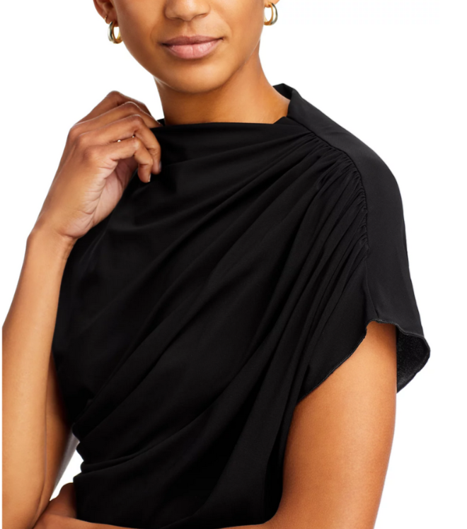 Chiara Boni La Petite Robe Dotta Crepe Top MSRP $350