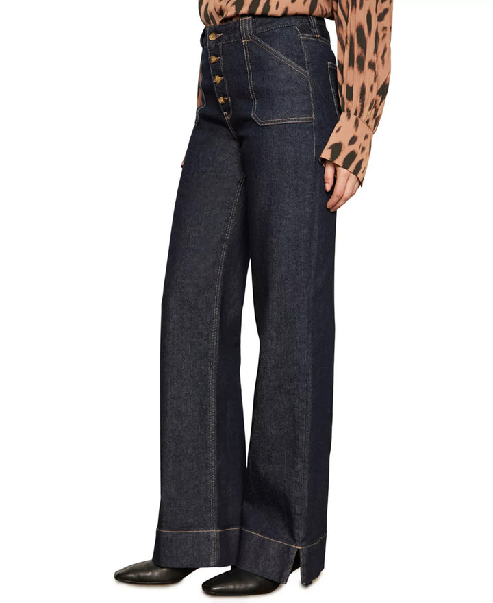 Sanctuary Women's Ekara Wide-Leg Slim Jeans MSRP $149