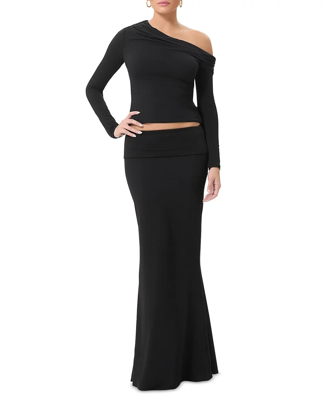 AFRM Bria Draped One Shoulder Top MSRP $58