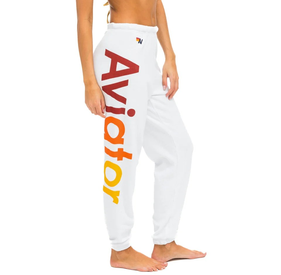 Aviator Nation Logo Printed Sweatpants MSRP $148