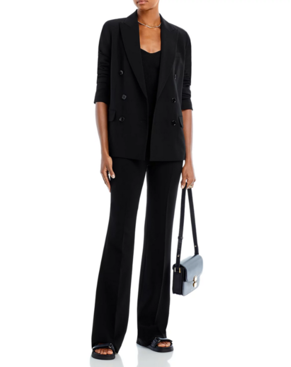 Theory Demitria Admiral Crepe Flared Pants MSRP $285