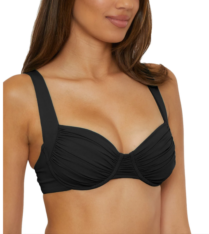 BECCA Color Code Multi Way Underwire Bikini Bra Top MSRP $88