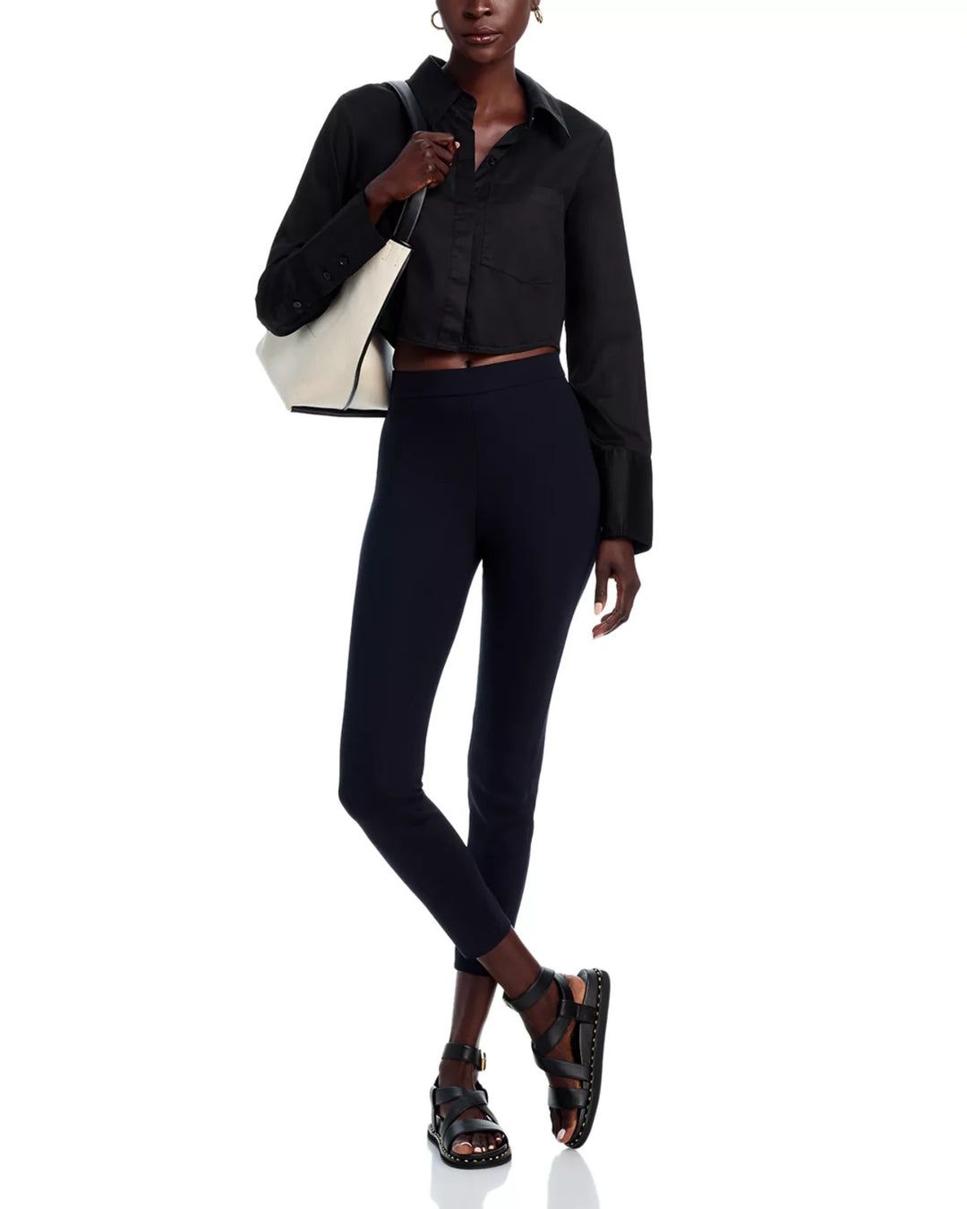 Theory Abdelle Cropped Scuba Pants MSRP $275