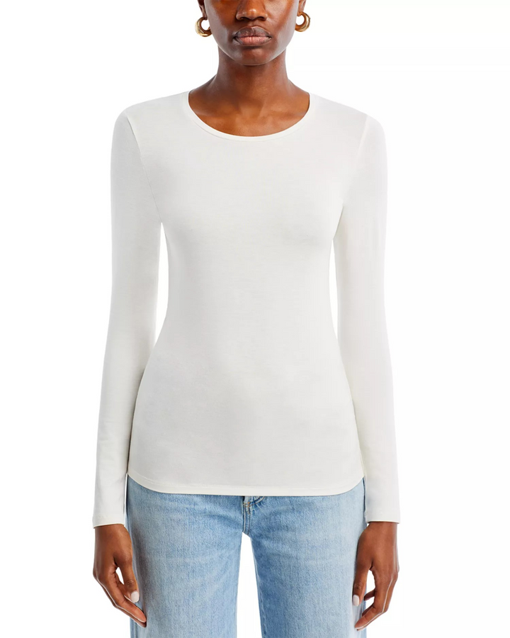 Majestic Filatures Crewneck Long Sleeve Tee MSRP $128