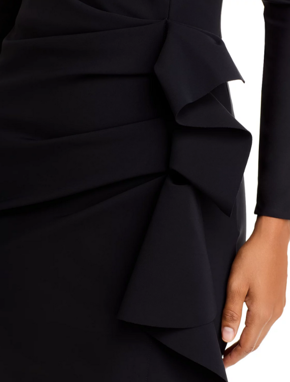 Chiara Boni La Petite Robe Silveria Off The Shoulder Bodycon Dress MSRP $750