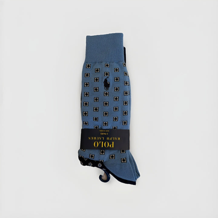 Polo Ralph Lauren Men's Foulard Slack Print Socks, 2-Pack MSRP $26