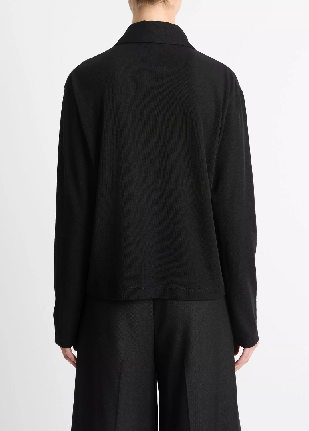 Vince Relaxed Wool Polo Sweater MSRP $225