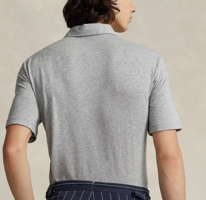 Polo Ralph Lauren Classic-Fit Cotton-Linen Mesh Polo Shirt MSRP $125