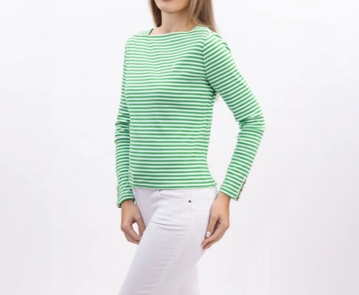 NAUTICA Striped Long Sleeve Top Size L