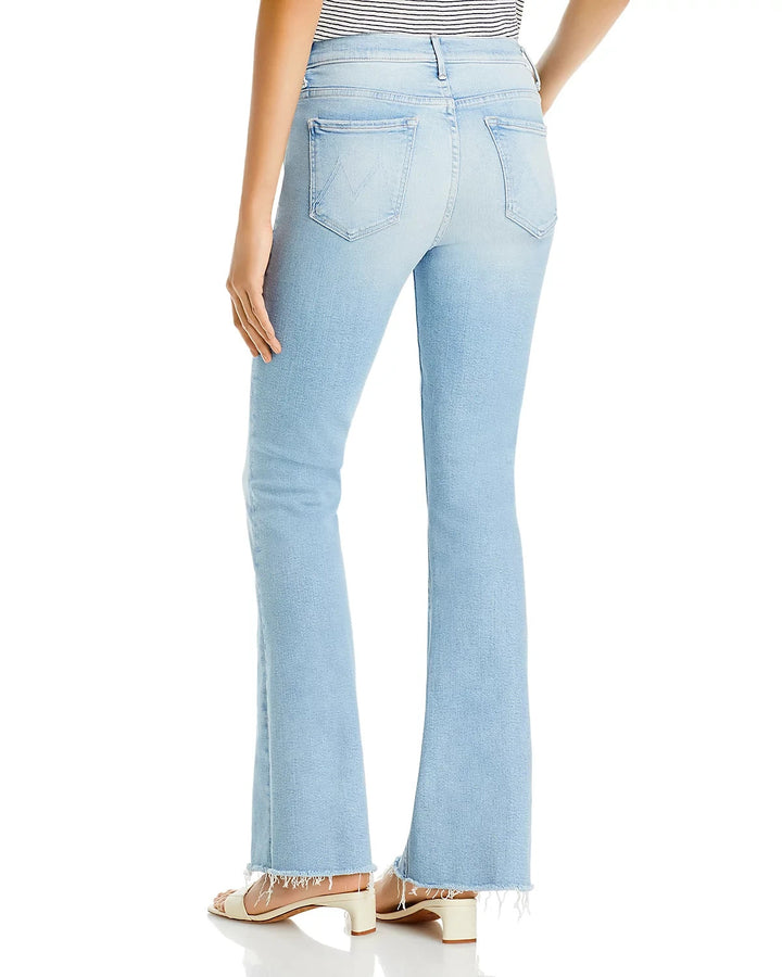MOTHER The Weekender Mid Rise Flared Jeans MSRP $238