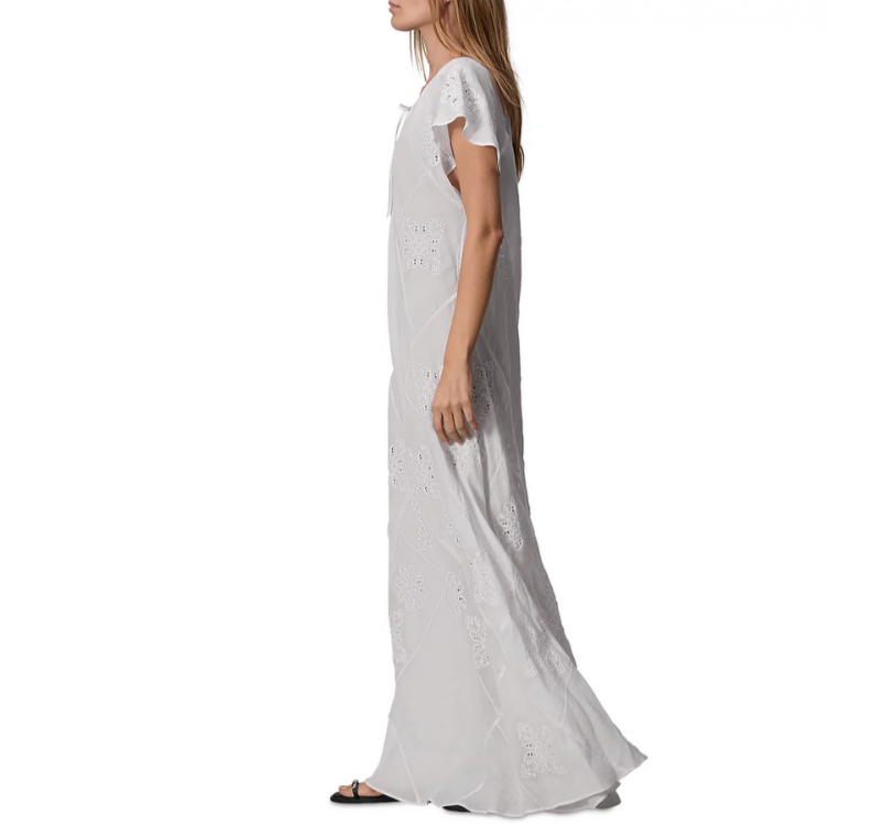 rag & bone Delancy Embroidered Maxi Dress MSRP $478