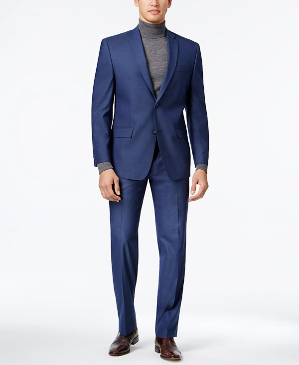 Marc New York by Andrew Marc Men's Slim Fit Suit MSRP $395