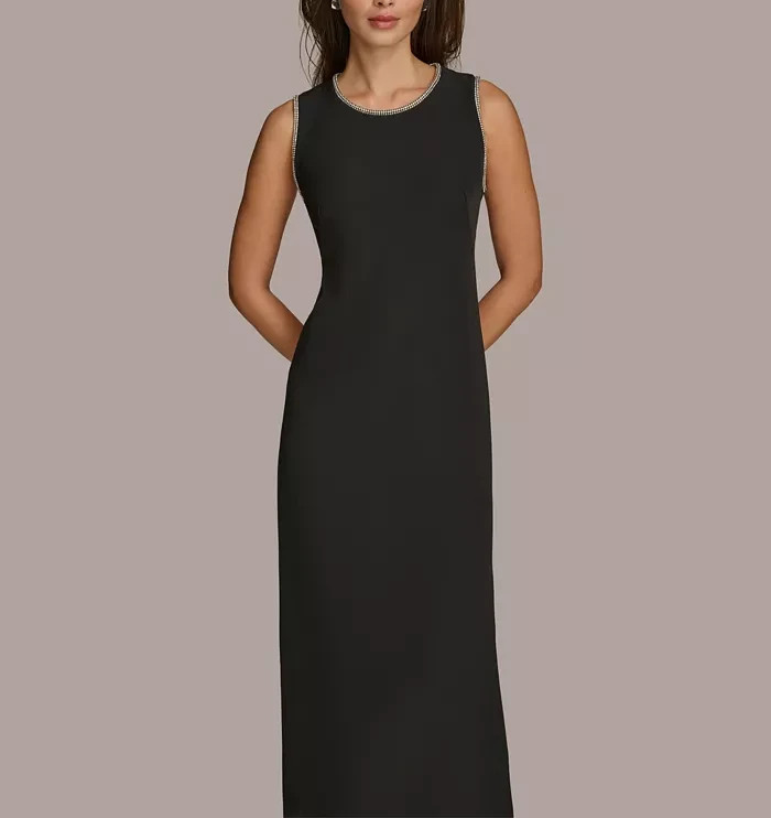Donna Karan New York Rhinestone Trimmed Gown MSRP $239