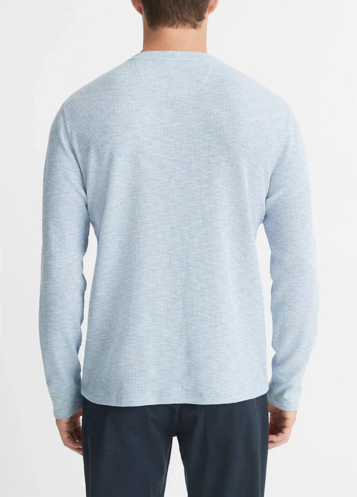 Vince Sun Faded Thermal Henley MSRP $165