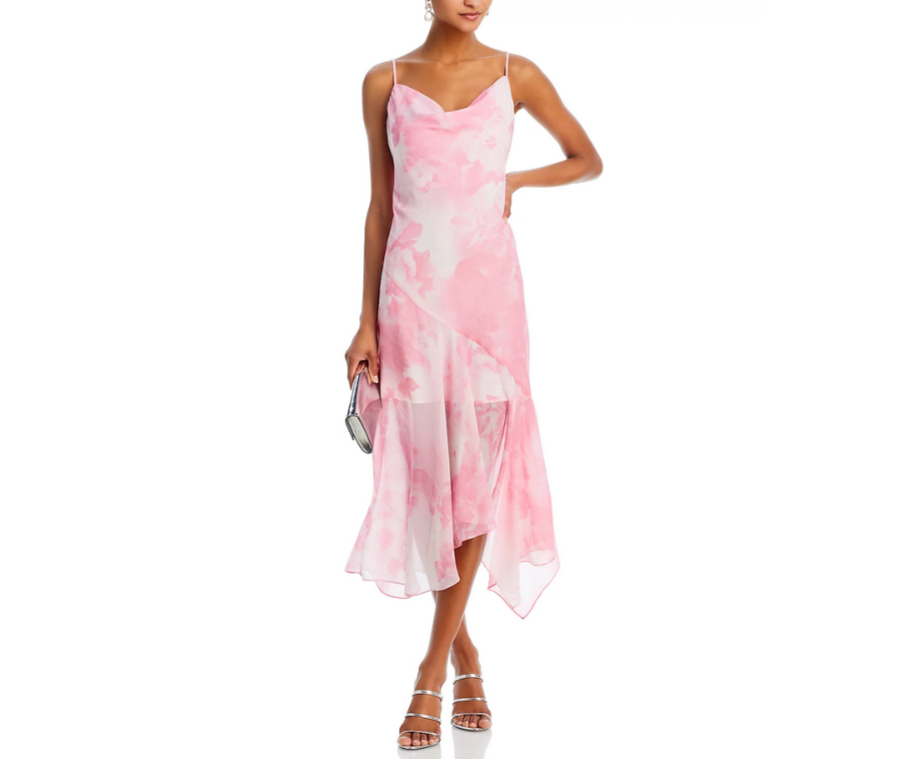 WAYF Rendezvous Cowl Neck Dress MSRP $99