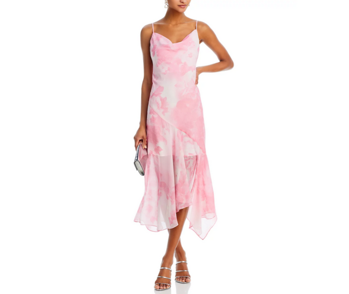 WAYF Rendezvous Cowl Neck Dress MSRP $99