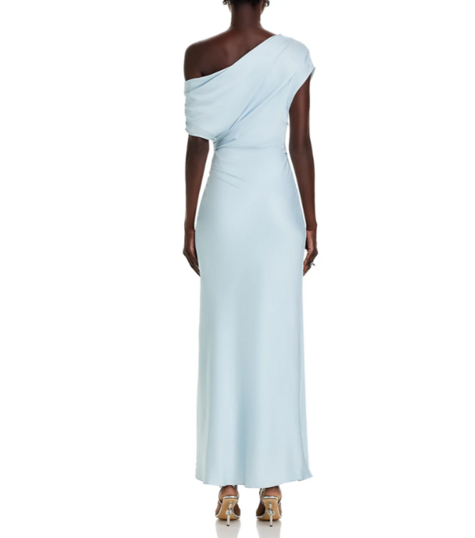 A.L.C. Penny Draped One Shoulder Gown MSRP $595