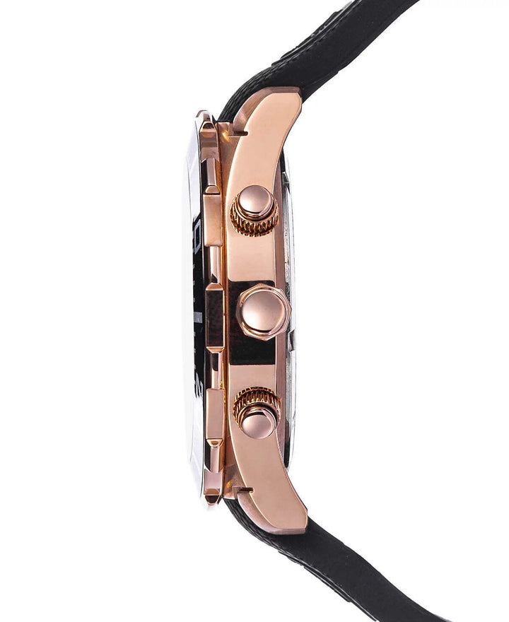 Strumento Marino Men's Skipper  Black Silicone Strap Watch 44mm WH 482