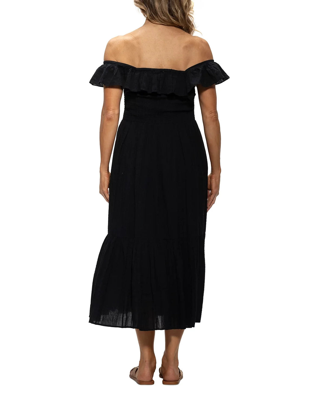 Dotti Cotton On/Off-The-Shoulder Cover-Up Dress MSRP $62