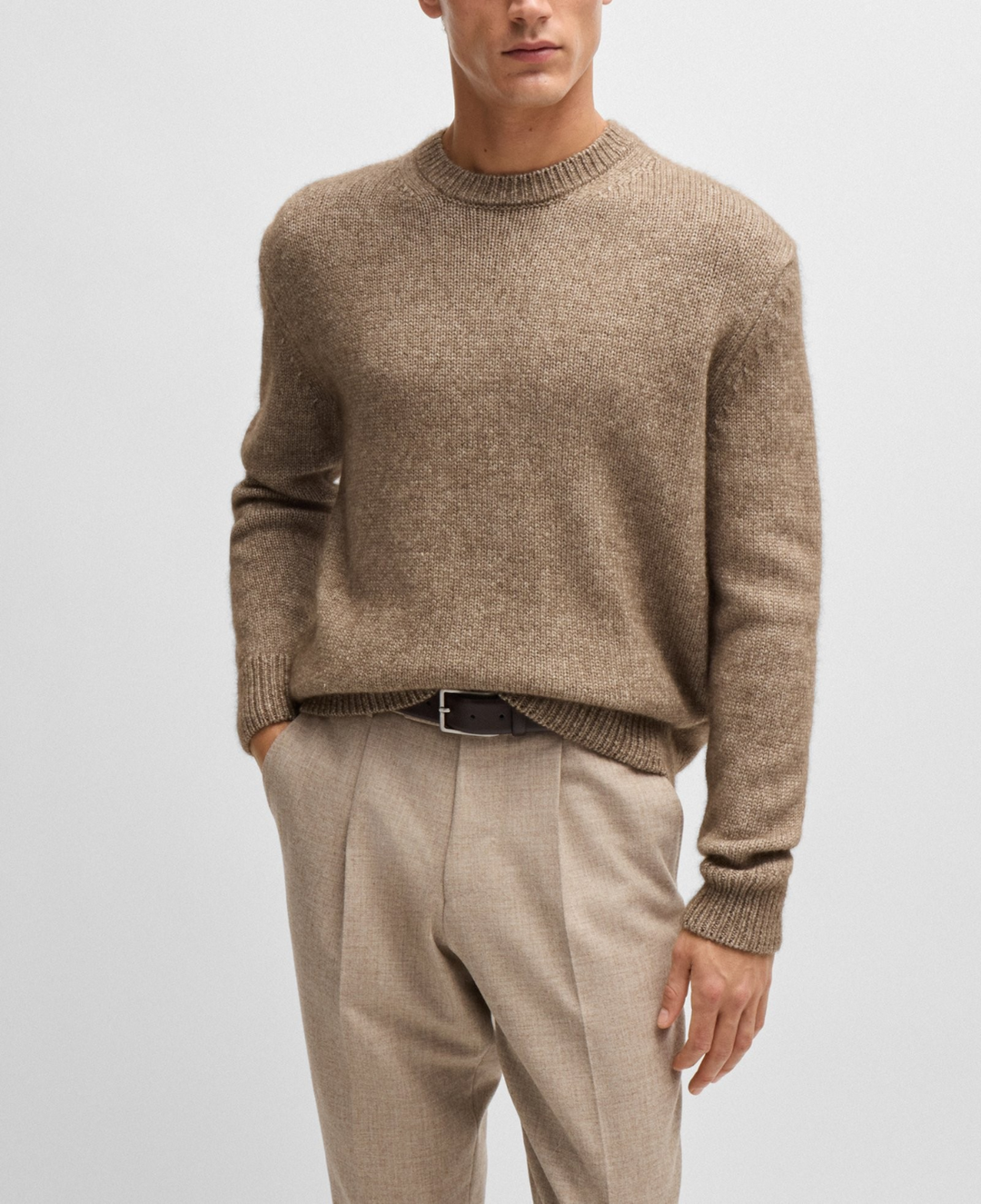 Boss Relaxed-fit sweater in wool MSRP $1095