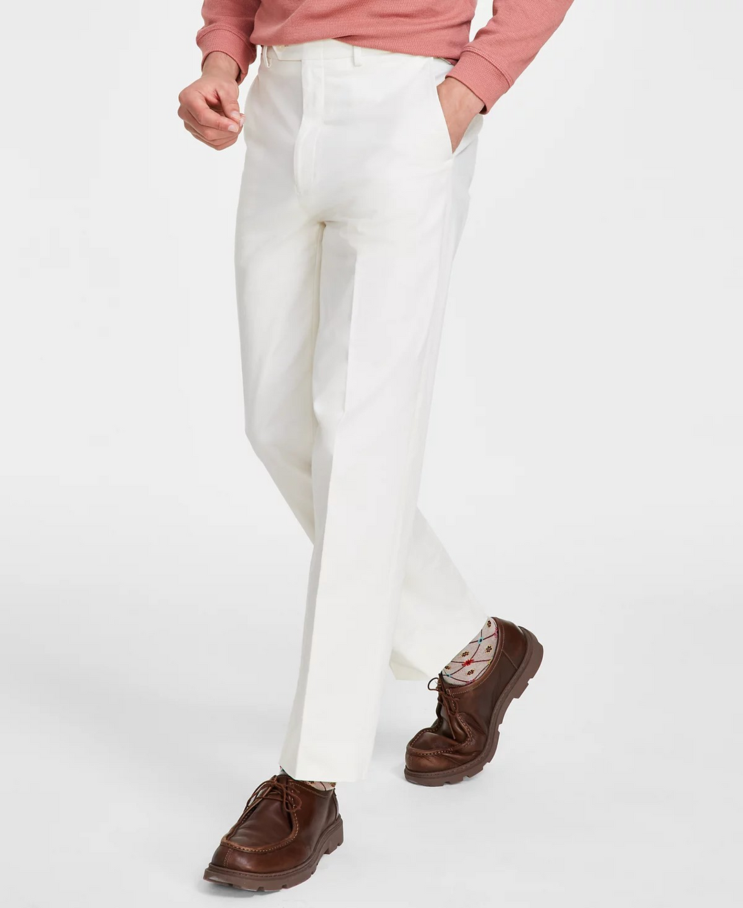 Nautica Men's Modern-Fit Seasonal Cotton Stretch 2-Piece Suit