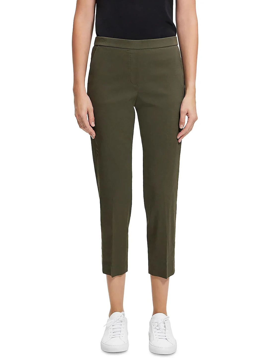 Theory Treeca 'Good Linen' Pull-On Pants MSRP $245